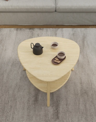 Стол журнальный Калифорния Бруклин дуб янтарный 2660166509