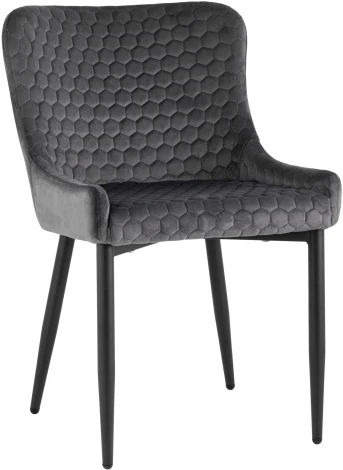 Стул Stool Group Ститч Хани велюр серый УТ000031316