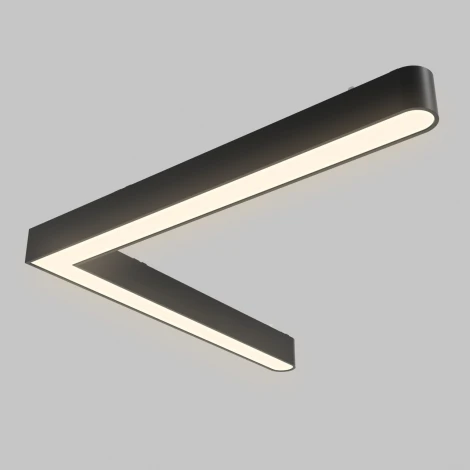 Трековый светильник светодиодный магнитный угловой рассеянного света 48В, 20Вт Imex Ut25 IL.0007.1600-20-BK