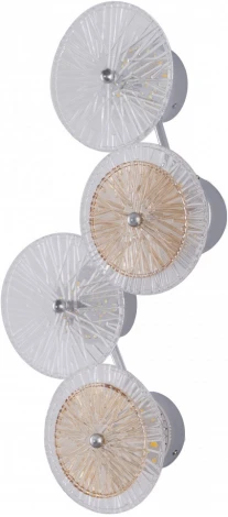 Бра светодиодное Arte Milano AM-1252B 4.1252B.D250.H500.LED Ni (220V, круглые)