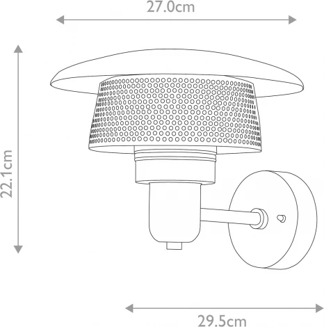 Настенный светильник уличный Elstead Saturne SATURNE (220V, IP44)