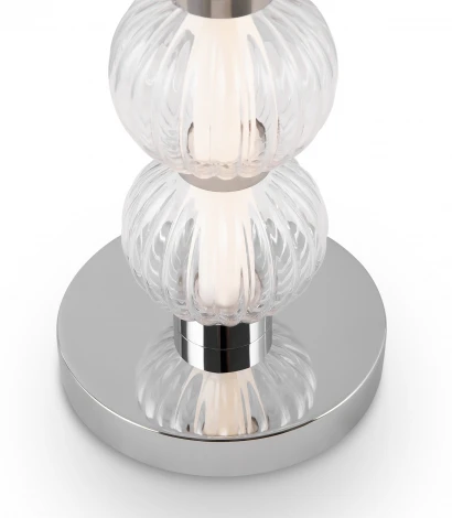 Настольная лампа Amulet MOD555TL-L9CH4K (LED, 220V, выключатель, шарики)