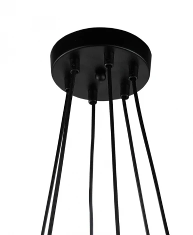 Подвесная люстра Lumien Hall Сиринга 4006/6P-BK-GR-BL