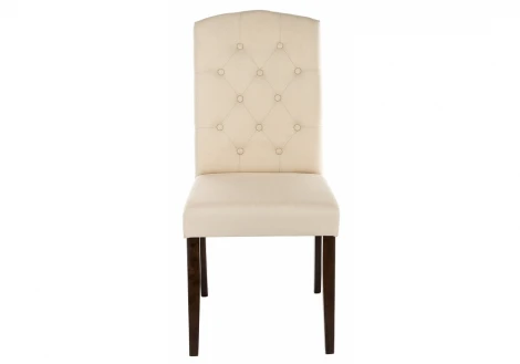 Обеденный стул Woodville Menson dark walnut / fabric cream 11023