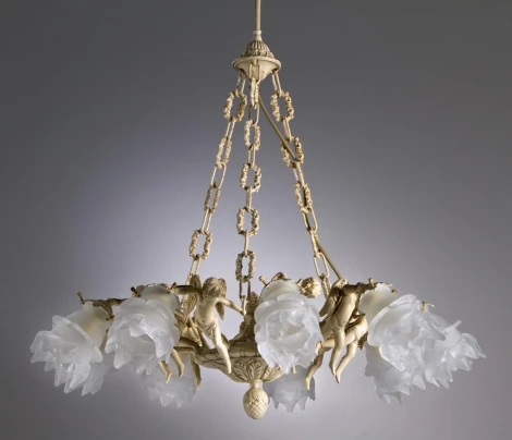 Подвесная люстра Nervilamp 2081 2081/6/ST (220V, на цепи)