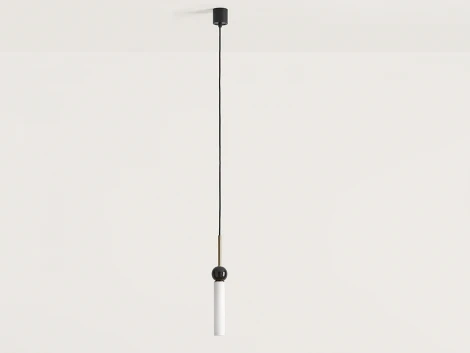 Подвесной светильник золотой металл, черный мрамор Aromas del Campo Delie C1224 Aged gold / Black marble