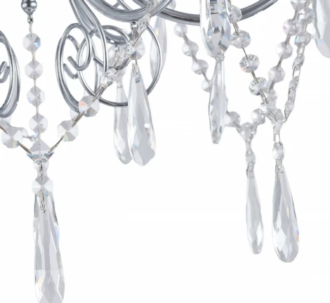 Подвесная люстра Arte Milano AM345620 345620/6 CR (220V, подвески, на цепи, подсвечник, свеча)