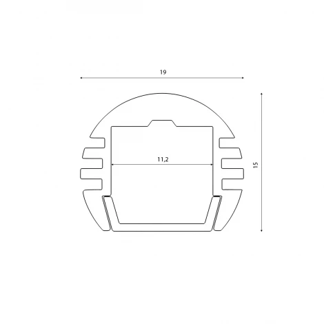 Профиль для светодиодной ленты SF-1915 SWG