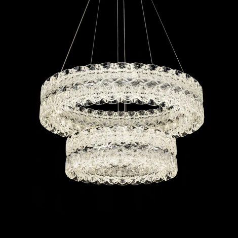 Подвесная люстра светодиодная с пультом с регулировкой цветовой температуры Modelux ML.8185.600.400 CR