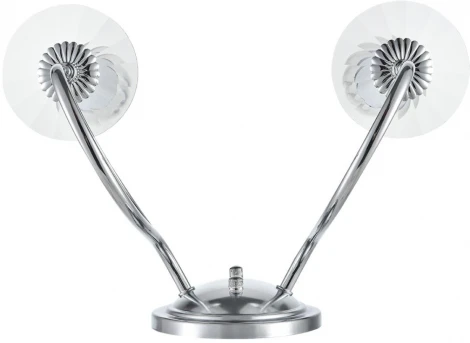 Бра Lumion Incanto 8034/2W металл/стекло, хром/прозрачный E14 2*40W 220V (подсвечник, свеча)
