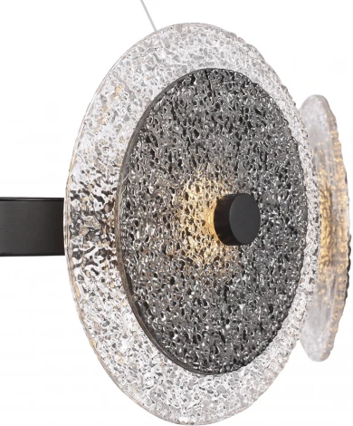 Подвесной светильник ST Luce Alumno SL6142.443.01 черный/дымчатый LED 1*44W 4000K (220V, на тросе)