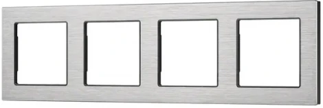 Рамка алюминиевая FRM-PRESTO-ALS-4-GR (Arlight) 043863