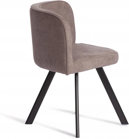 Комплект (стол, 4 стула) QUADRON (mod. PT14) Tetchair (МДФ,Металл,Шенилл/Черный) арт. 21302