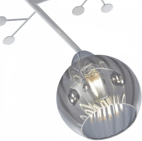 Потолочная люстра на штанге Arte Milano AMALFI 326508/3 WH+CR (220V, шар)