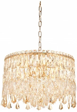 Подвесная люстра Fluorite The Empress FL1061-14P (220V, хрусталь, на цепи, круглые)