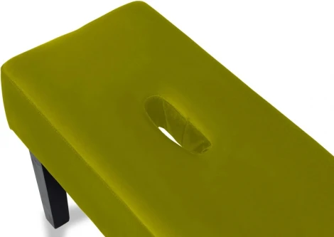 Табурет мягкий Handy ОГОГО (арт.670581), (Велюр,Экокожа/Оливковый)