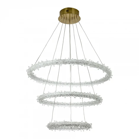 Подвесной светильник светодиодный хрустальный с регулировкой цветовой температуры Modelux MODESTYLE MS.1140.800.600.400 BS