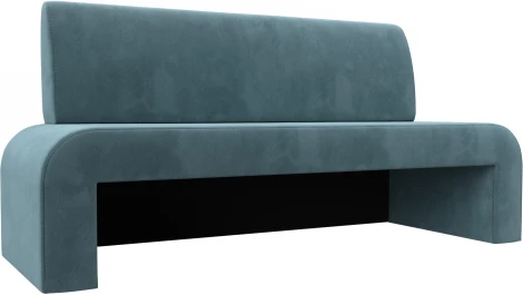 Диван кухонный прямой Кармен (Бирюзовый/Велюр) Лига Диванов арт.126081