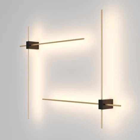 Настенный светильник (бра) Pars 3000К 12Вт IP 20 LED Maytoni Technical C070WL-L12GB3K (220V)