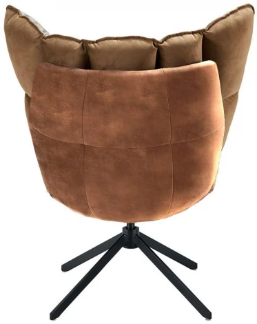 Кресло ESF DC-1565F малое коричневый/коричневый