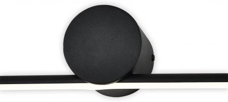 Настенный светодиодный светильник Escada Line 10281/1LED Black 10Вт, металл/силикон, чёрный (220V)