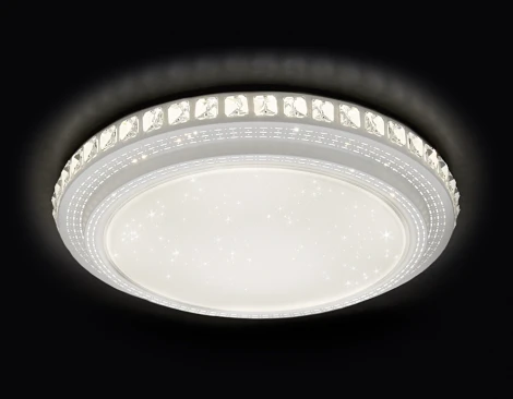 Потолочный светильник Ambrella Orbital Crystal F91 80W D500