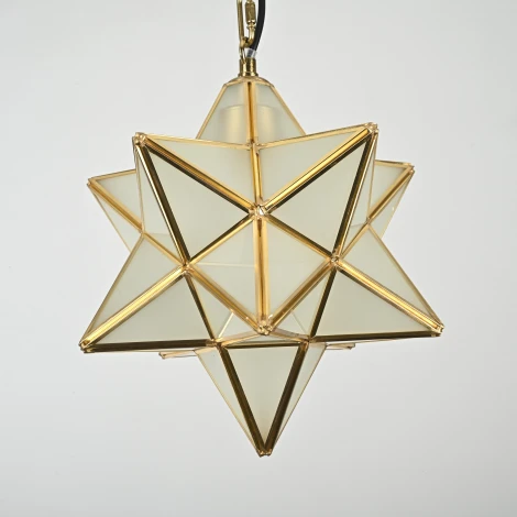 Подвесной светильник Star Frosted Glass Imperiumloft 40,1574 (73573-22) (220V, на цепи, звезды)