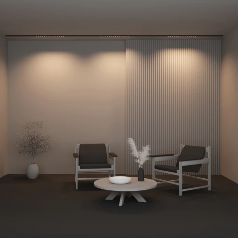 Трековый светильник магнитный 24W 48V Maytoni Points TR174-1-24WTW-M-B