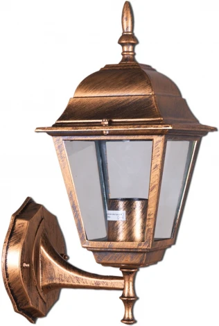 Настенный фонарь уличный Reluce 08242-0.2-001W BKG (220V, фонарь, IP44)