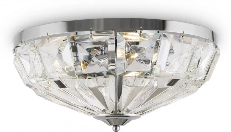 Потолочная люстра буше Maytoni Facet MOD094CL-04CH (220V, хрусталь, круглые)