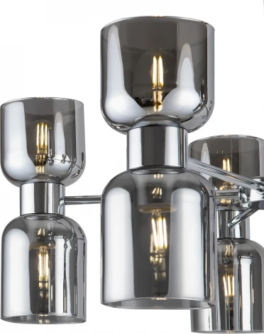 Потолочная люстра на штанге Freya Savia FR5203PL-10CH1