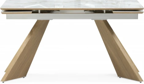 Керамический стол Ливи 140 (Ливи 140(200)х80х78 carla larkin / черный дуб монтана) Woodville арт.588022