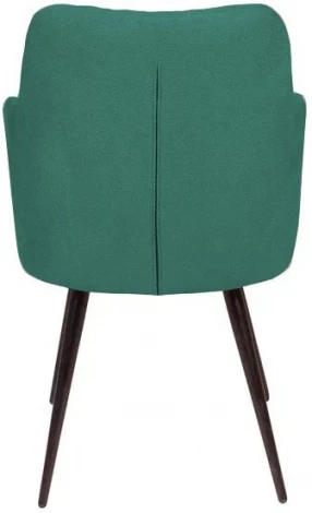 Стул поворотный на 90 градусов Top Concept, функция возврата, антишум Hunt ромб, бархат зеленый 19 / черный конус