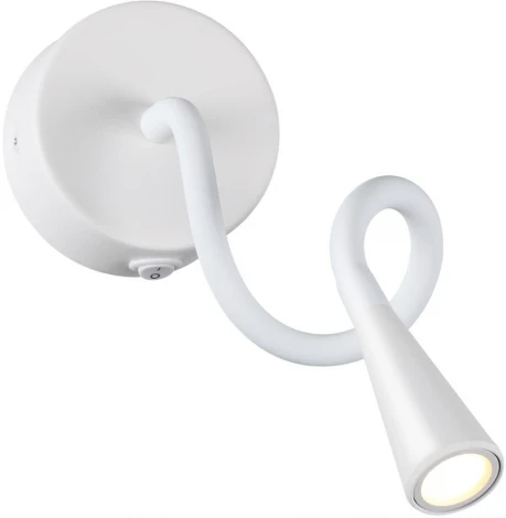 Спот на гибкой ножке для чтения Odeon Light Odds 4255/3WL (LED, 220V, выключатель)