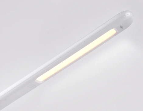 Офисная настольная лампа с беспроводным ЗУ Ambrella Desk DE525 (LED, 220V, диммер, сенсорный выключатель)