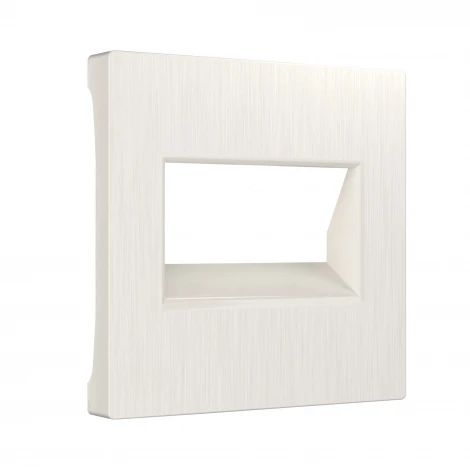 Накладка для двойной розетки Еthernet RJ-45 (перламутровый рифленый) Werkel W1191113 (a051176)