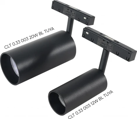 Светильник трековый магнитный 12W 48V Zigbee Crystal Lux CLT 0.33 003 12W BL TUYA (LED, управление смартфоном, умный дом - Tuya Smart, круглые)