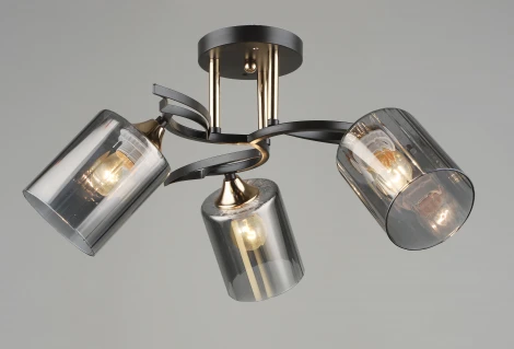 Потолочная люстра на штанге Мелодия Света SL1N SL2171-3 CF+GD 000066061