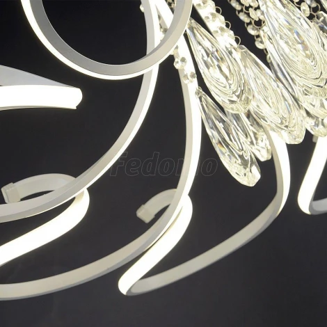 Потолочная люстра Максисвет Геометрия 1-1656-8-WH LED