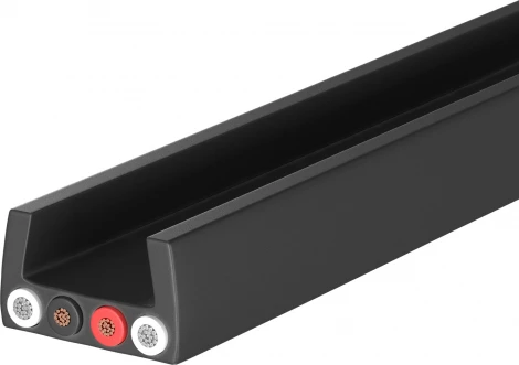 Шинопровод гибкий 5м Elasity черный Maytoni Busbar trunkings Elasity TRX160-115B (48V)