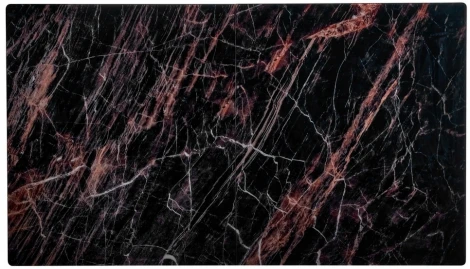 Стол Areal раскладной 140-180х80х75 чёрный мрамор с чёрными ножками Bradex Home RF 0414