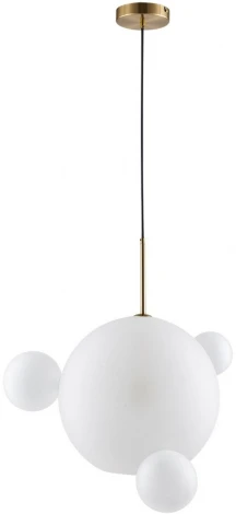 Подвесной светильник Lumion Glow 6516/1 латунь E27 1*60W 220V (на проводе, шар, шарики)