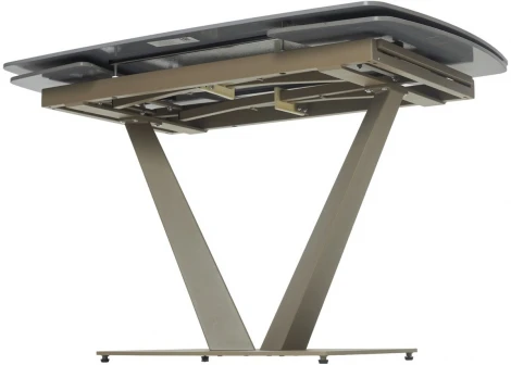 Стол ALATRI 120 MATT LATTE STONE SOLID CERAMIC / TAUPE, ®DISAUR