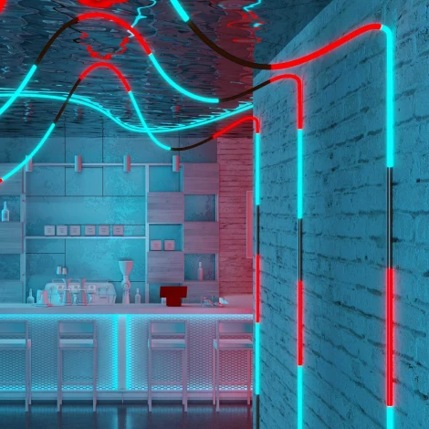 Светодиодная лента герметичная SPI MonLIGHT-BLACK-TOP-G180-D25mm 12V RGB-PX2 (21.6 W/m, IP65, 5m, wire x1) (Arlight, Вывод прямой, 3 года) 044932