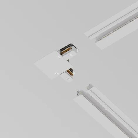 Коннектор L-образный Unity встраиваемый белый (однофазный) Maytoni Technical TRA002CL-11W