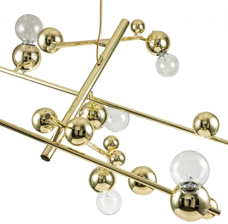Подвесной светильник Indigo Saldo V000333 (220V, на тросе, шарики, молекулы)