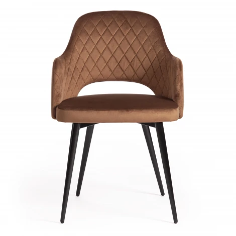 Кресло VALKYRIA (mod. 711) бежевый barkhat 5/черный (ткань/металл)