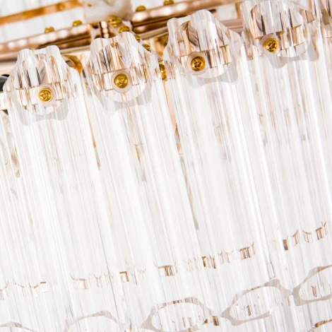 Подвесная люстра Arte Lamp Jastin A2848LM-8GO (220V, хрусталь, на цепи, круглые)