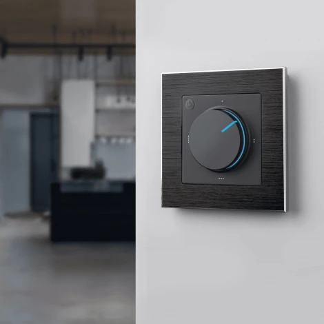 Рамка на 1 пост Aluminium (черный алюминий) Werkel W0011708 (a050949)