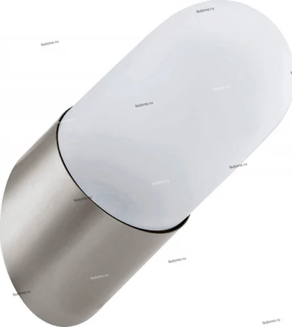 Светильник настенный уличный Eglo Onja 1, 1 плафон, никель, белый